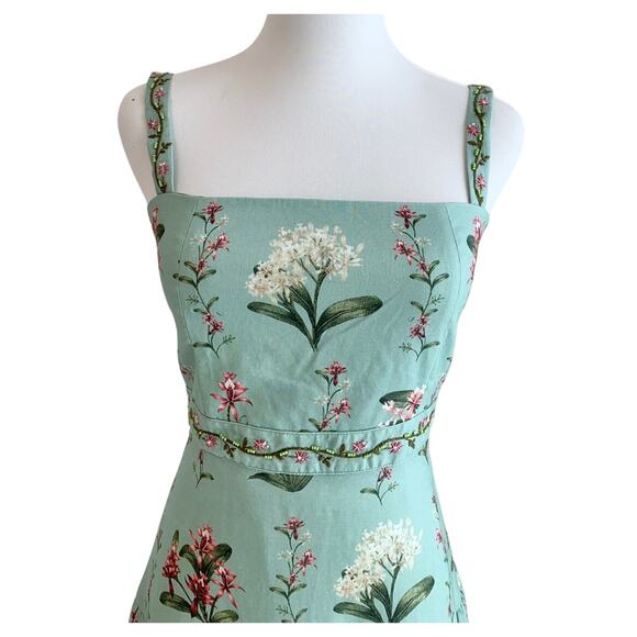 Agua by Agua Bendita Lima Orquidea Maxi Dress Large - Picture 7 of 9